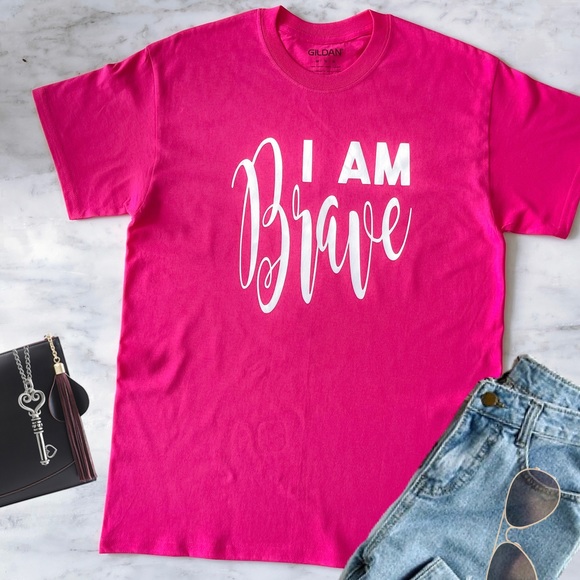 AmandaRSowards Tops - I Am Brave T Shirt